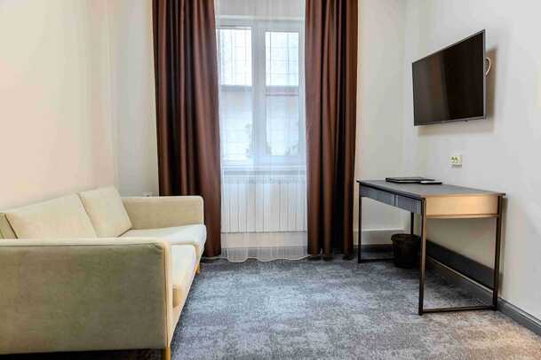 One-room apartment with a kitchenette